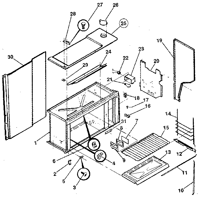 Upper oven