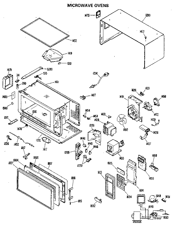 MICROWAVE PARTS