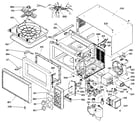GE JE45A01 microwave parts diagram