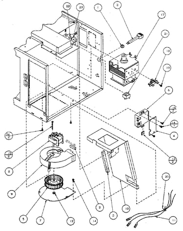 Magnetron and air flow
