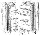 GE TFX20DLJ doors diagram