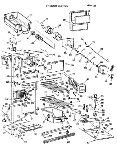 Freezer section