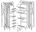 GE TFX20DLL doors diagram