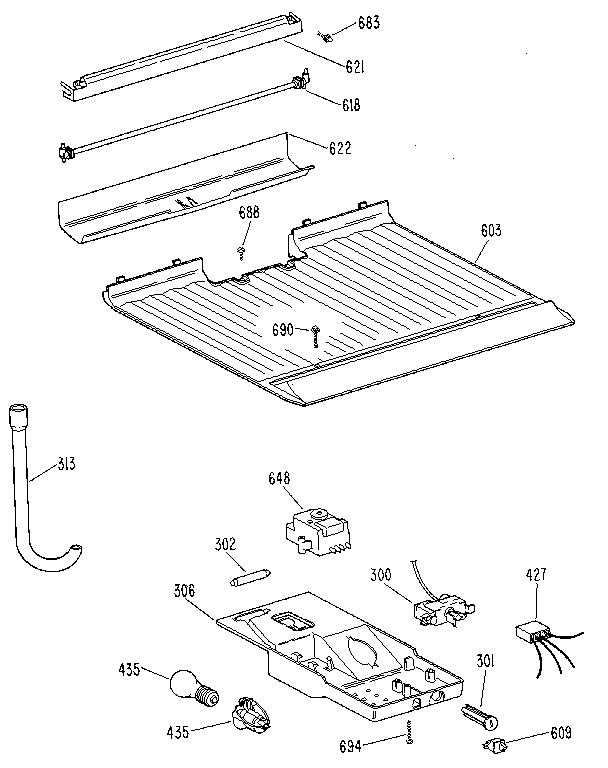 Freezer floor & control