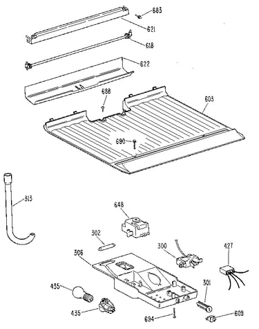 Freezer floor & control