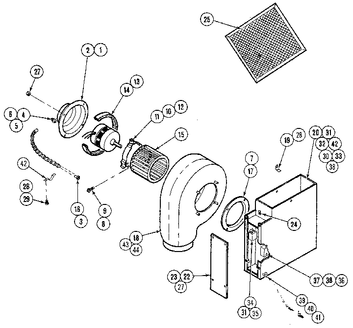 Blower plenum