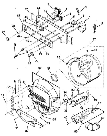 Console controls, drum