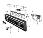 Kenmore 5871400891 console panel details diagram