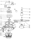 Motor, heater, and spray arm details