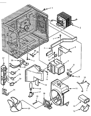 Magnetron and air flow