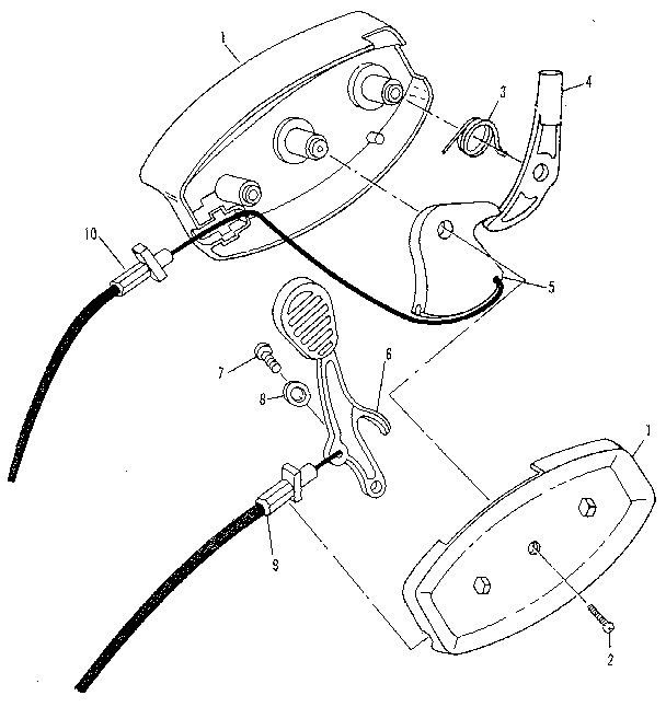 Drive/speed control cable