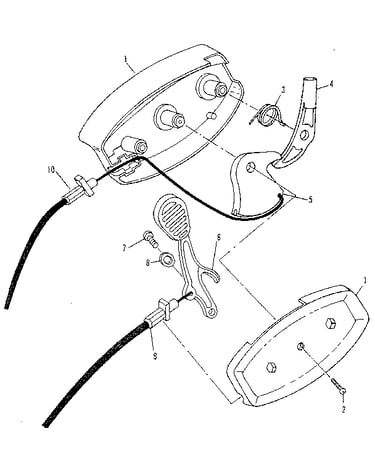 Drive/speed control cable