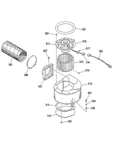 Blower section