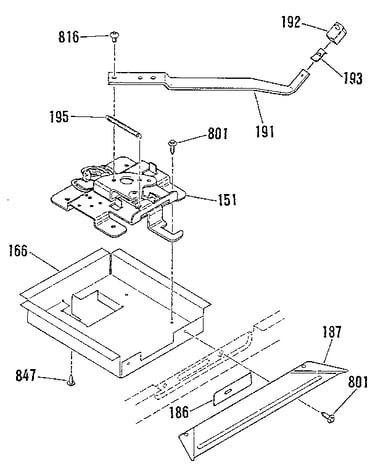 Door lock section