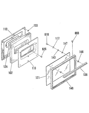 Oven door