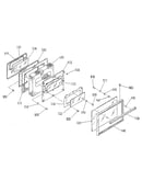 Oven door section