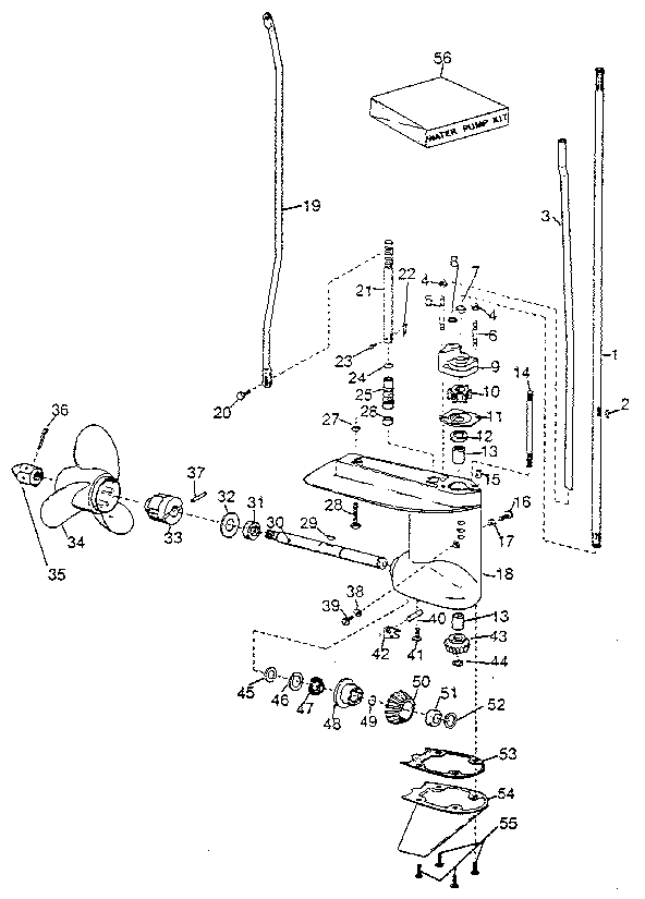Gear housing assembly