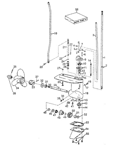 Gear housing assembly