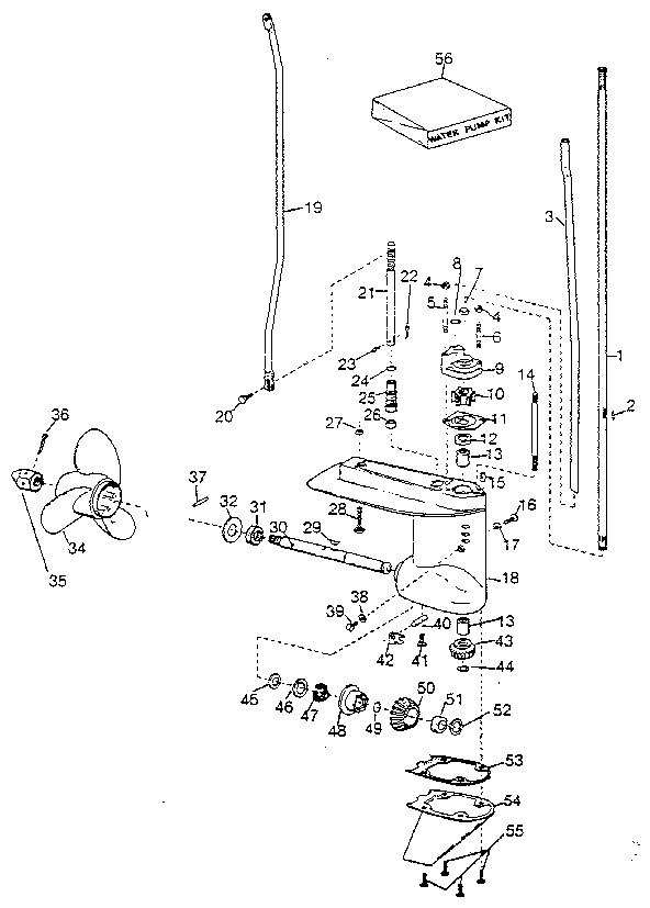 Gear housing assembly