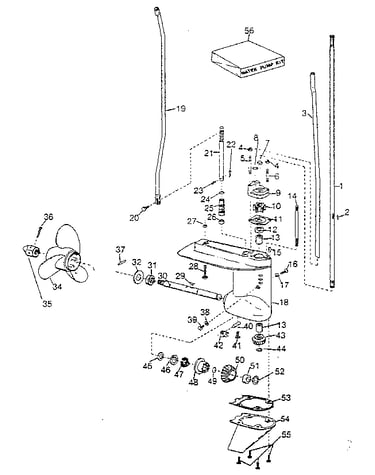 Gear housing assembly