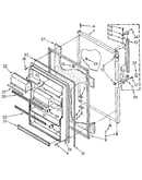 Refrigerator door