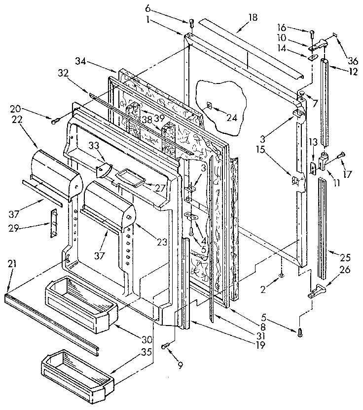 REFRIGERATOR DOOR