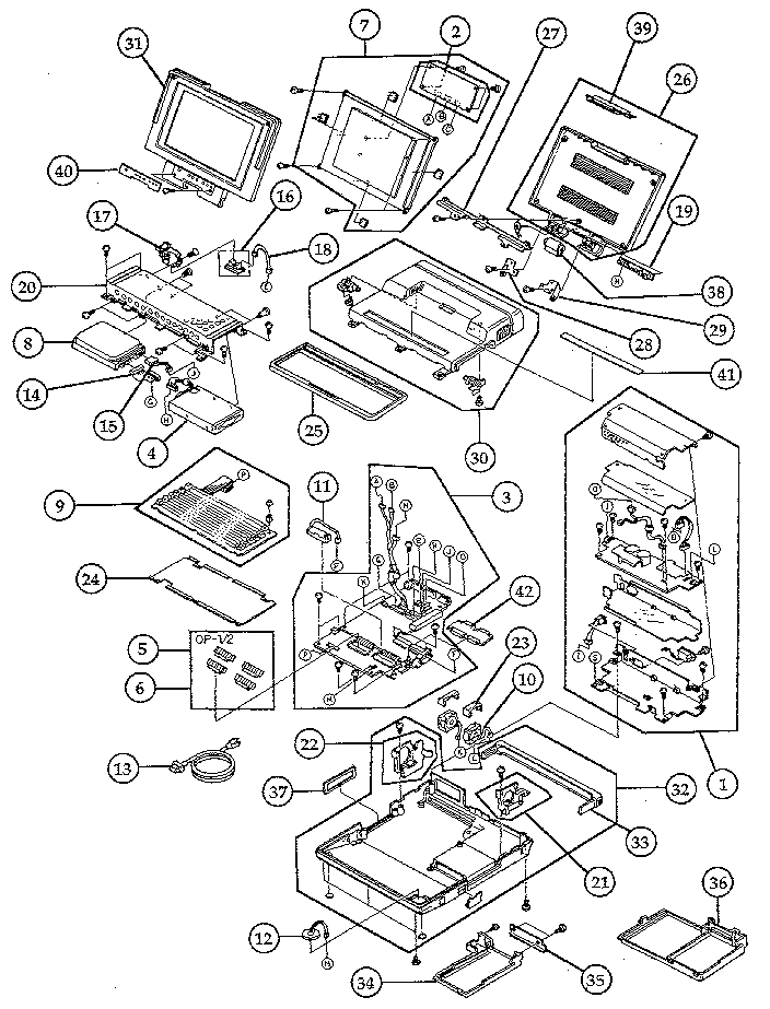 T3100E PERSONAL COMPUTER ASSEMBLY