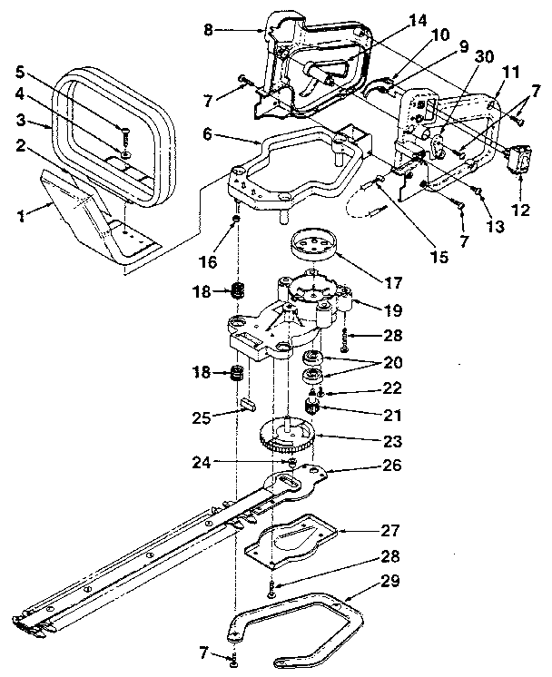Gear box assembly