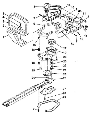 Gear box assembly