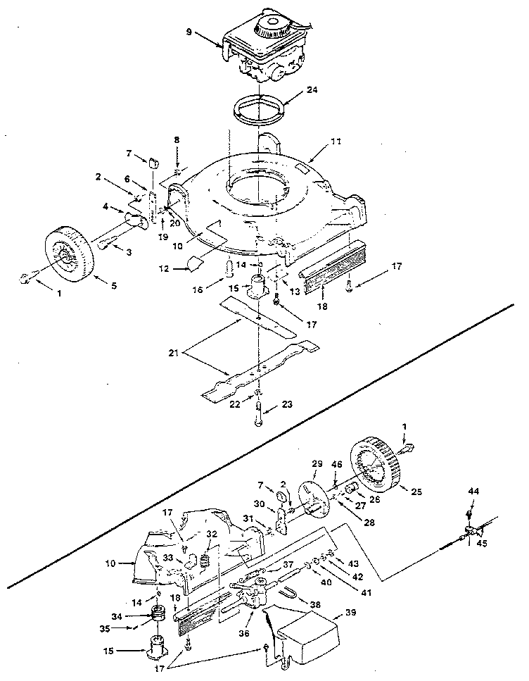 Mower housing