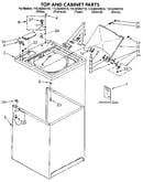 Top and cabinet