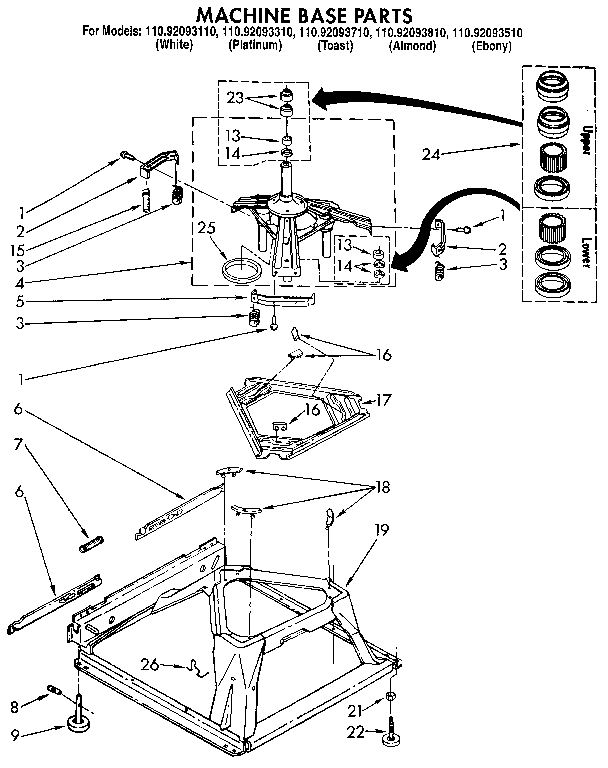 Machine base