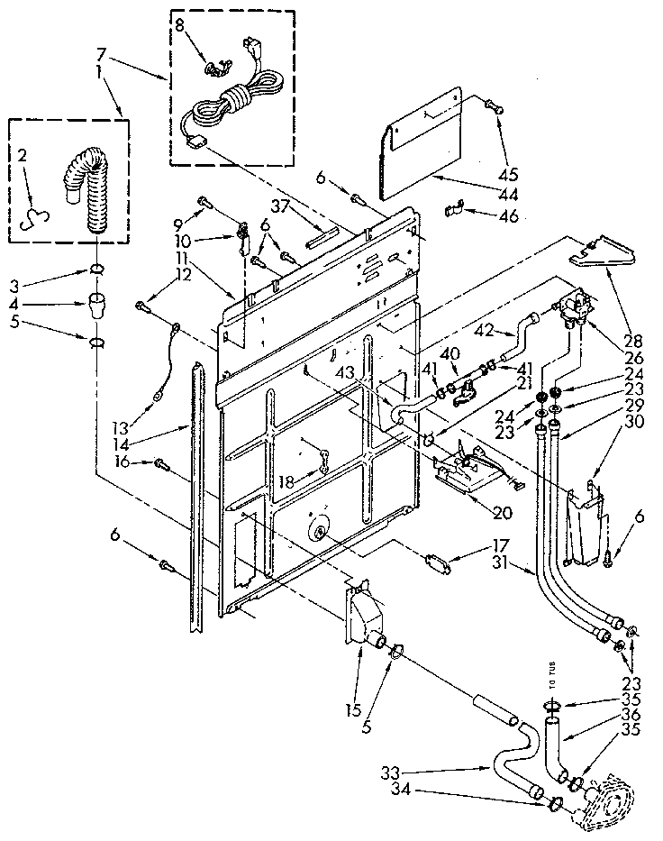Rear panel