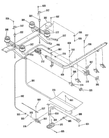 Burner section