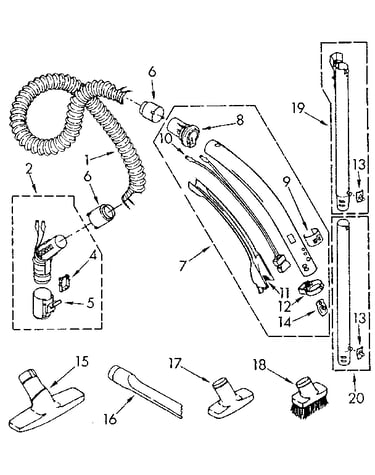 Hose and attachment