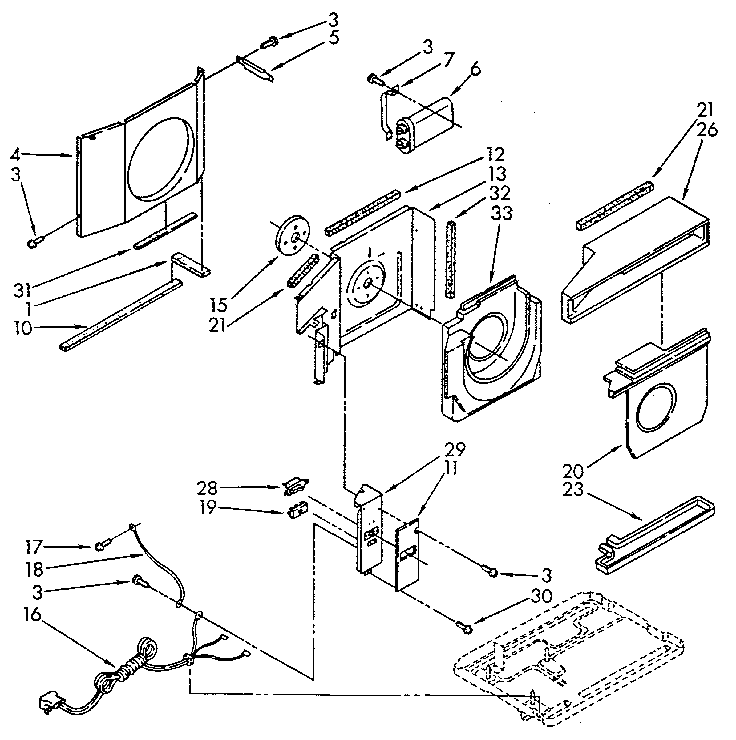 Air flow and control parts