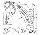 Kenmore 1162938082C hose and attachment diagram