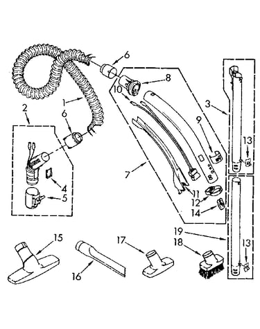 Hose and attachment