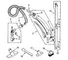 Kenmore 1162833082C hose and attachment diagram