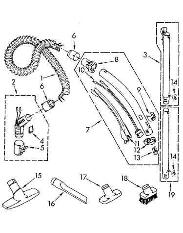 Hose and attachment