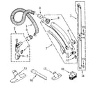 Kenmore 1163265091C hose and attachment diagram