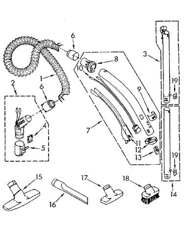 Hose and attachment
