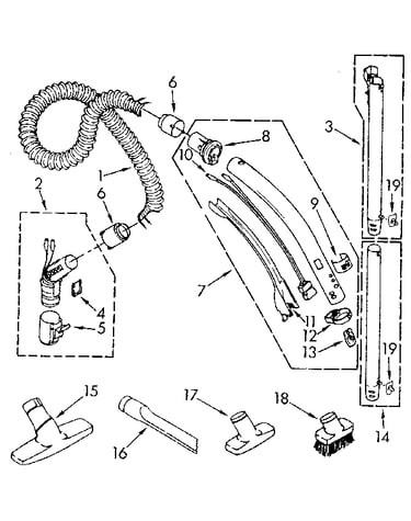 Hose and attachment