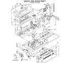Kenmore 1163957582 nozzle and motor diagram