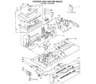 Kenmore 1163916482 nozzle and motor diagram