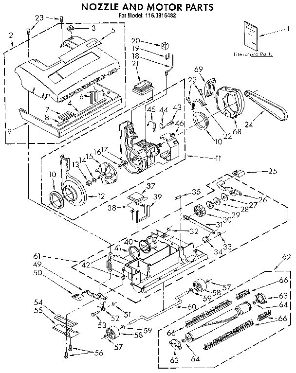 Nozzle and motor