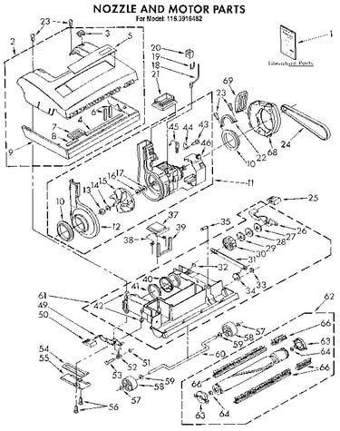 Nozzle and motor