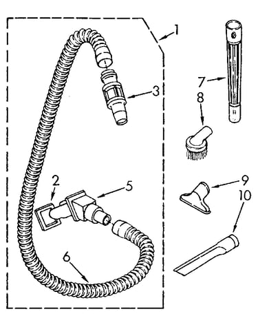 Hose and attachment