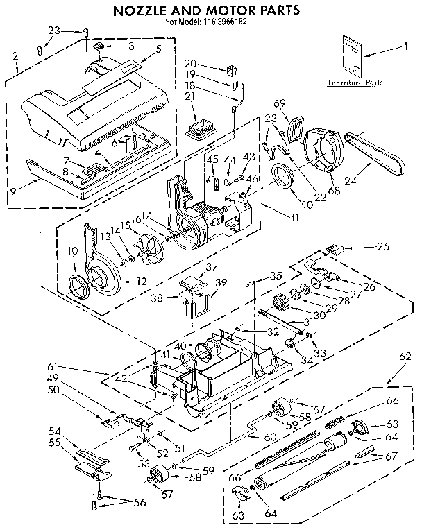 Nozzle and motor