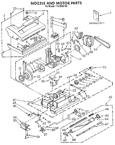 Nozzle and motor